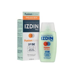 کرم ضد آفتاب بی رنگ ایزدین پرو مدل Fusion Water