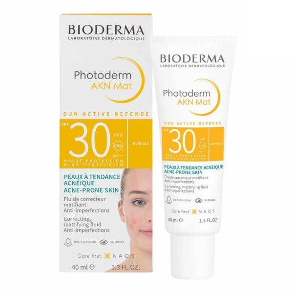 ضد آفتاب فتودرم آکنه مت بایودرما SPF30