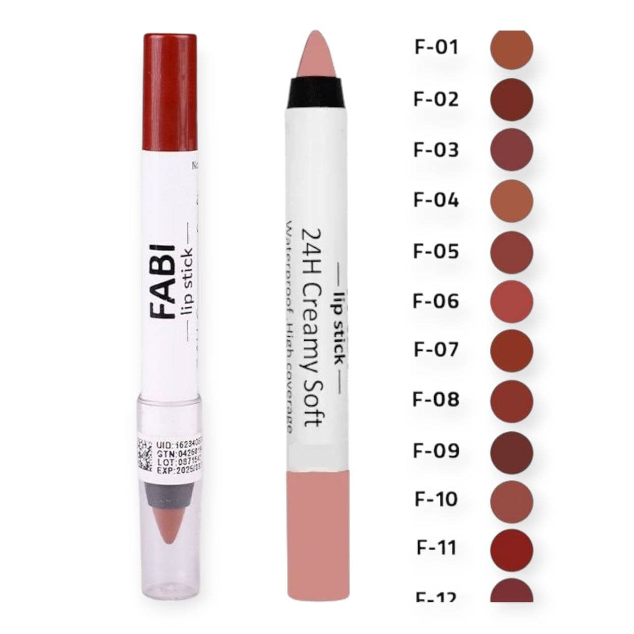 رژ لب مدادی ۲۴ ساعته فابی