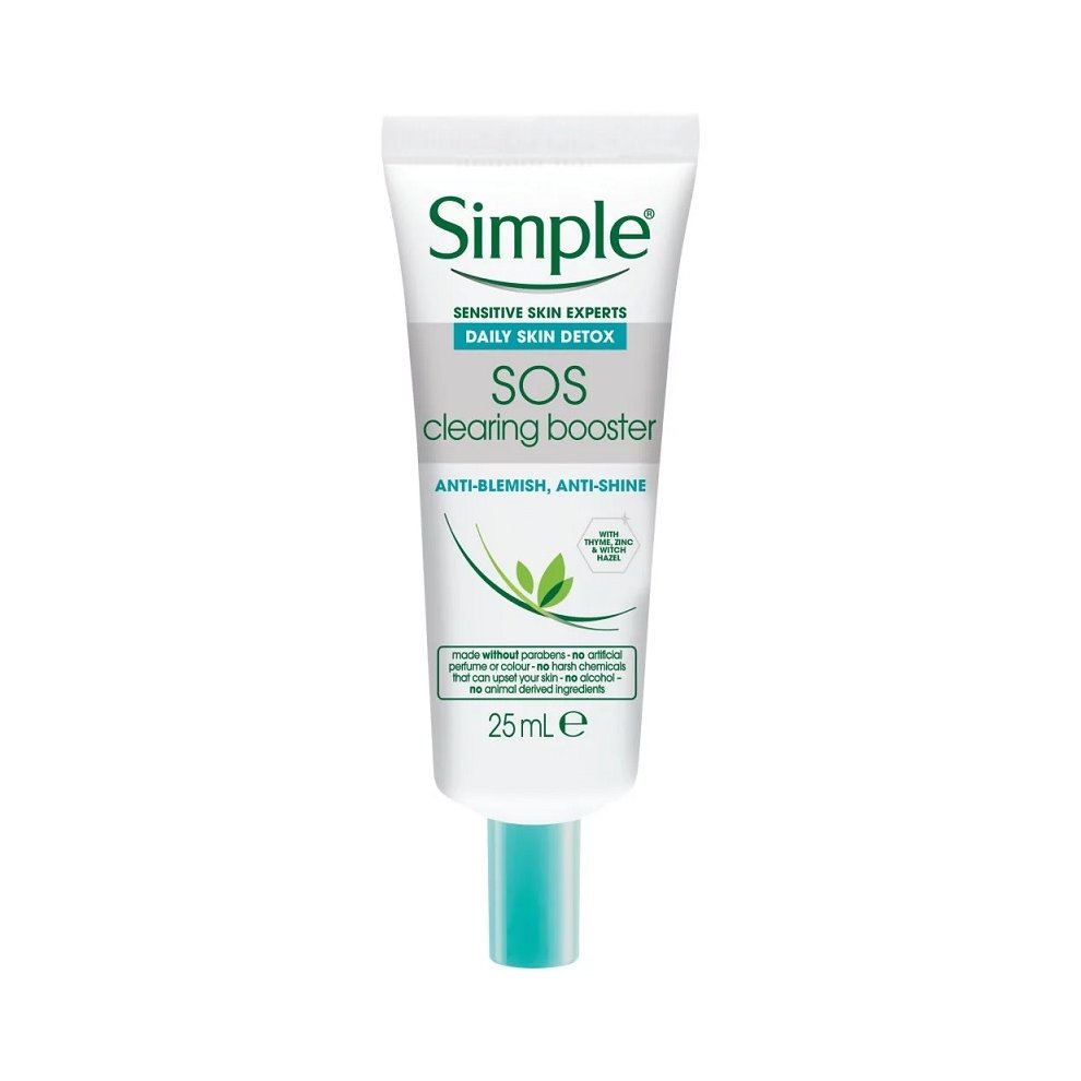 ژل رفع جوش فوری سیمپل مدل Sos Clearing Booster حجم 25 میل ژل رفع جوش فوری سیمپل مدل Sos Clearing Booster حجم 25 میل