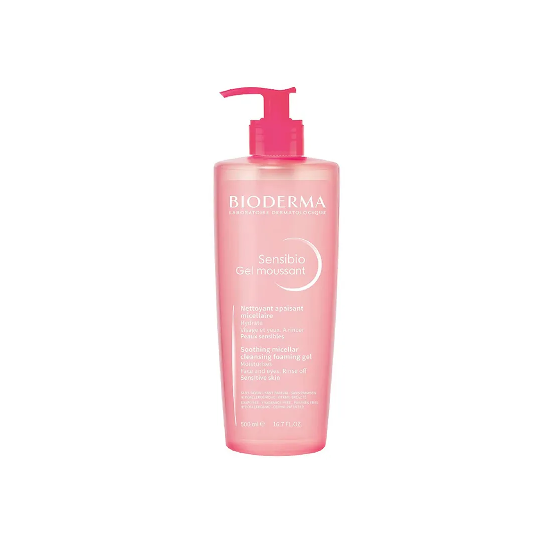 ژل شست و شو صورت بایودرما Sensibio Gel moussant حجم ۵۰۰ میلی لیتری ژل شست و شو صورت بایودرما Sensibio Gel moussant حجم ۵۰۰ میلی لیتری