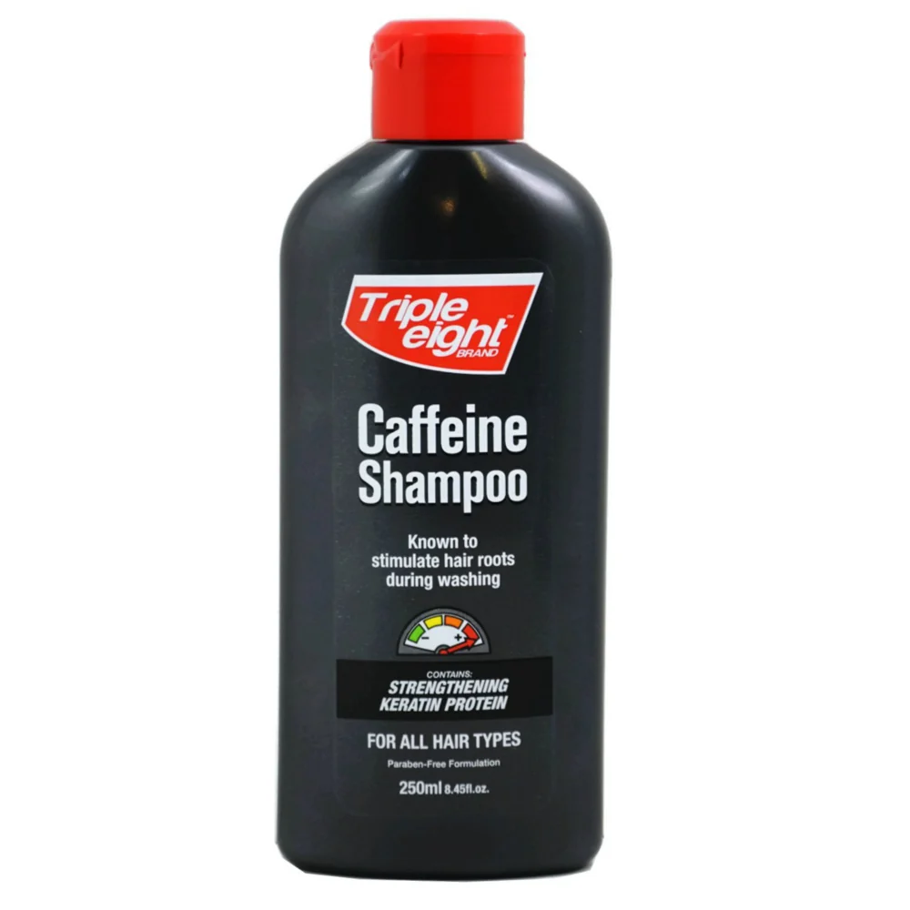 triple-8-caff-287622 شامپو کافئین تریپل ایت حاوی کراتین حجم ۲۵۰ میلیلیتر
