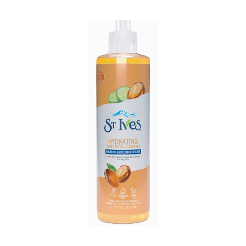 03-St-Ives-Argan-Cucumber-Hydrating-Facial-Cleanser-500x500 ژل شستشوی آرگان و خیار آبرسان سنت ایوز 300 میلی لیتر - Image 1