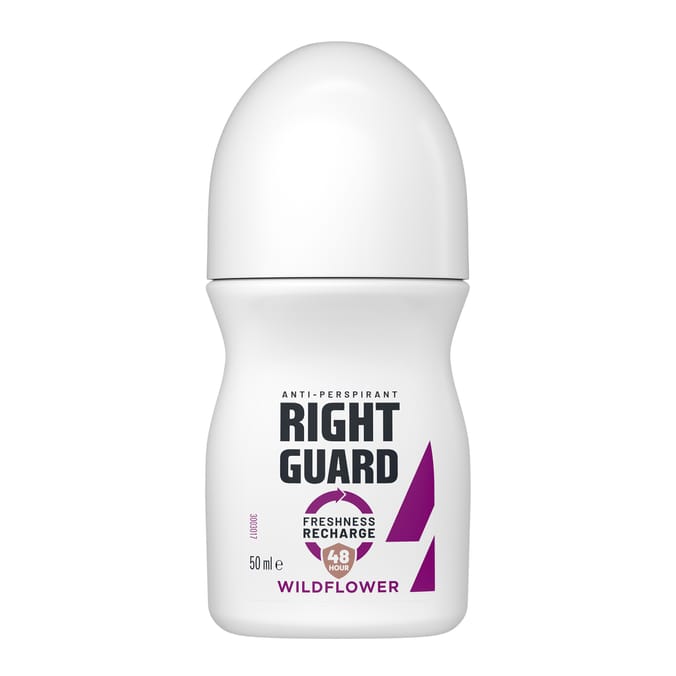 Right Guard Wildflower Freshness Recharge 48h Anti-Perspirant Roll-On 50ml