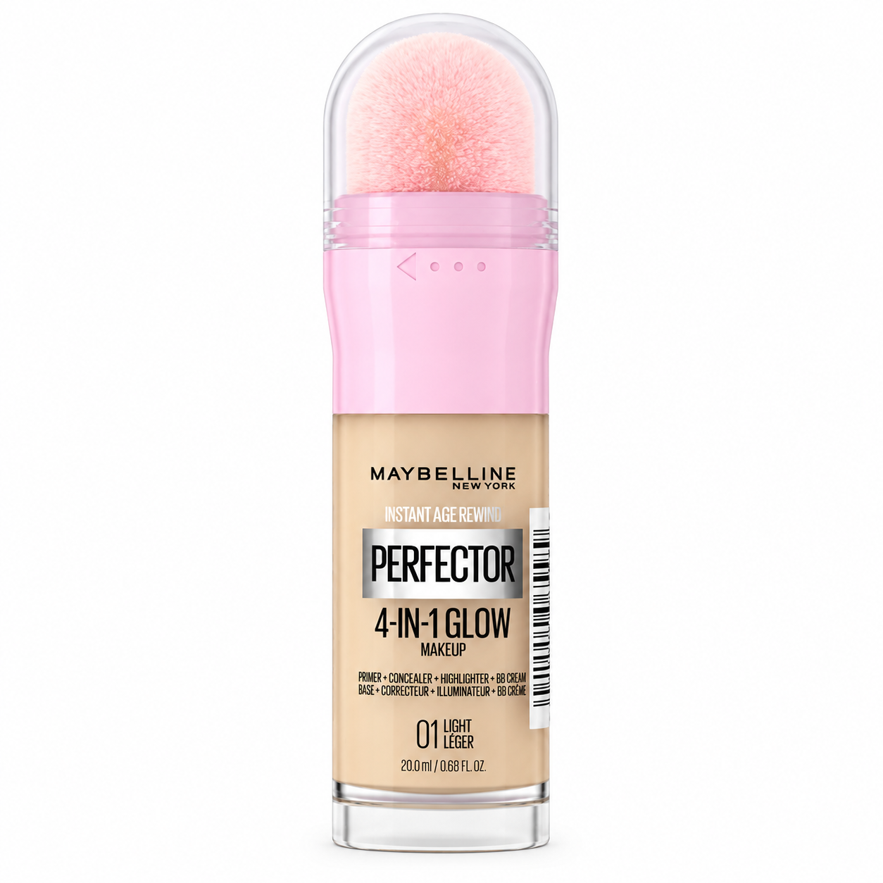 کرم پودر میبلین Instant Age Rewind Perfector 4-in-1 Glow شماره 01 Light حجم 20 میلی لیتر کرم پودر میبلین Instant Age Rewind Perfector 4-in-1 Glow شماره 01 Light حجم 20 میلی لیتر