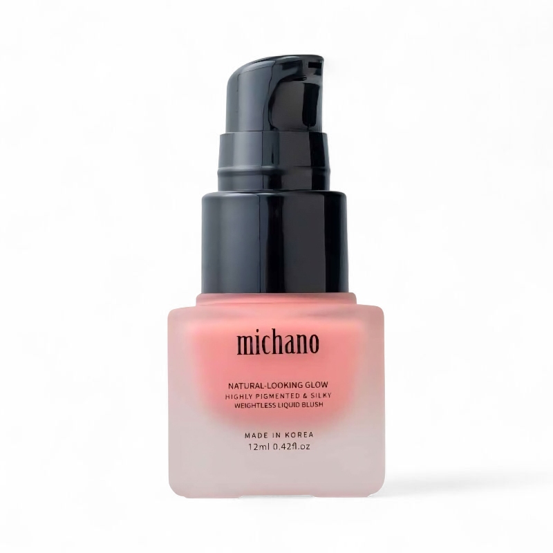 Michano Liquid Blush Pink Peony 12ml رژگونه مایع میچانو Pink Peony حجم 12 میلی لیتر