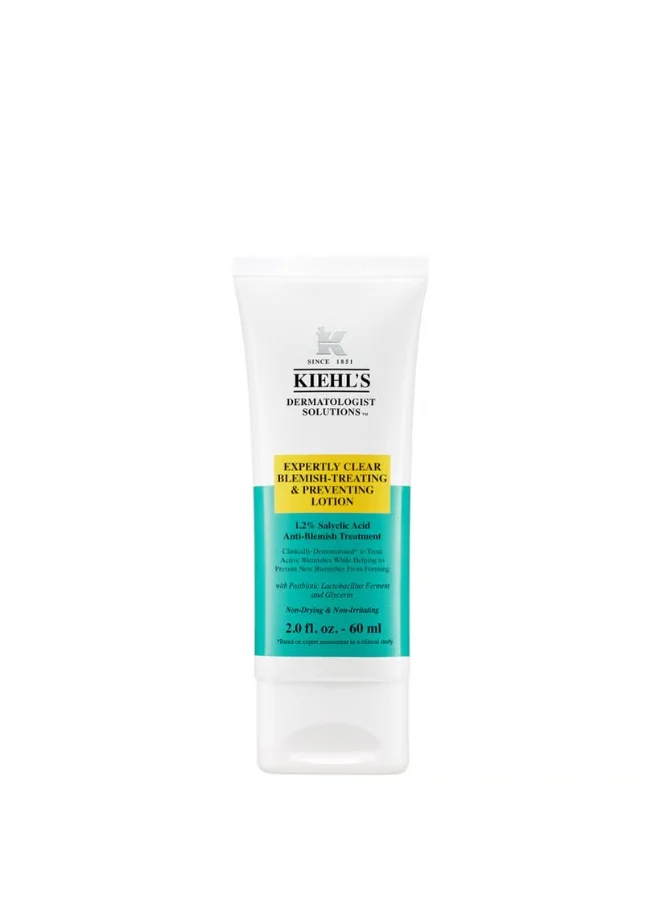 Kiehl's Expertly Clear Moisturizer for Acne Prone Skin with Salicylic Acid لوسیون ضد جوش صورت و بدن کیلز Expertly Clear با سالیسیلیک اسید