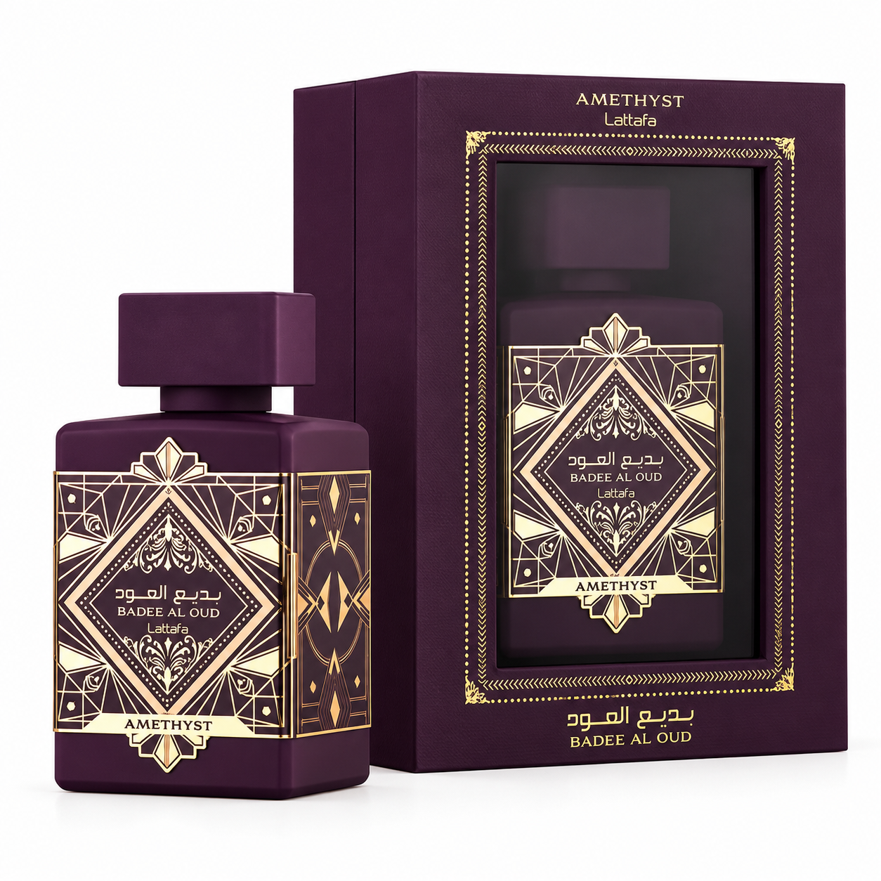 ادو پرفیوم مردانه و زنانه لطافه مدل Bade'e Al Oud Amethyst حجم 100 میلی لیتر