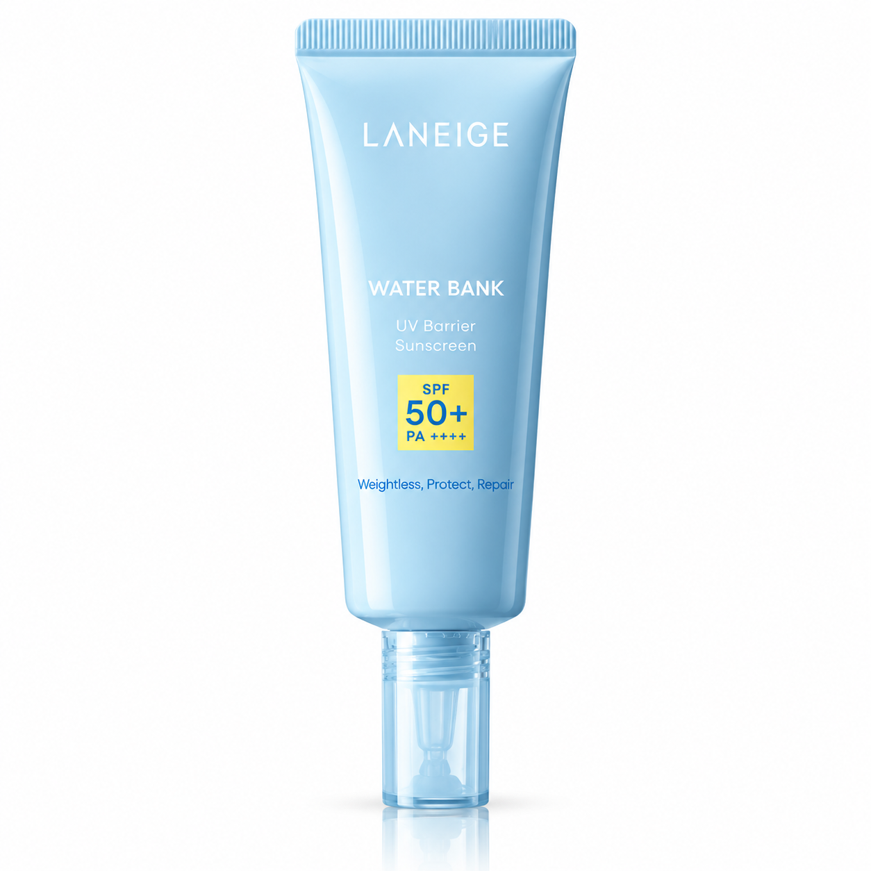 Laneige Water Bank SPF 50+ Sunscreen Tube ضد آفتاب لانیژ Water Bank UV Barrier SPF50+ PA++++ حجم 50 میلی لیتر - تصویر 1