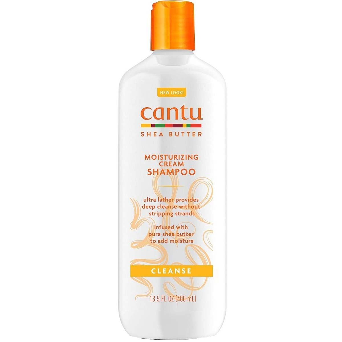 cantu-shea-butter-moisturizing-cream-shampoo-400ml شامپو مرطوب کننده کانتو Shea Butter Moisturizing Cream حجم 400 میلی لیتر