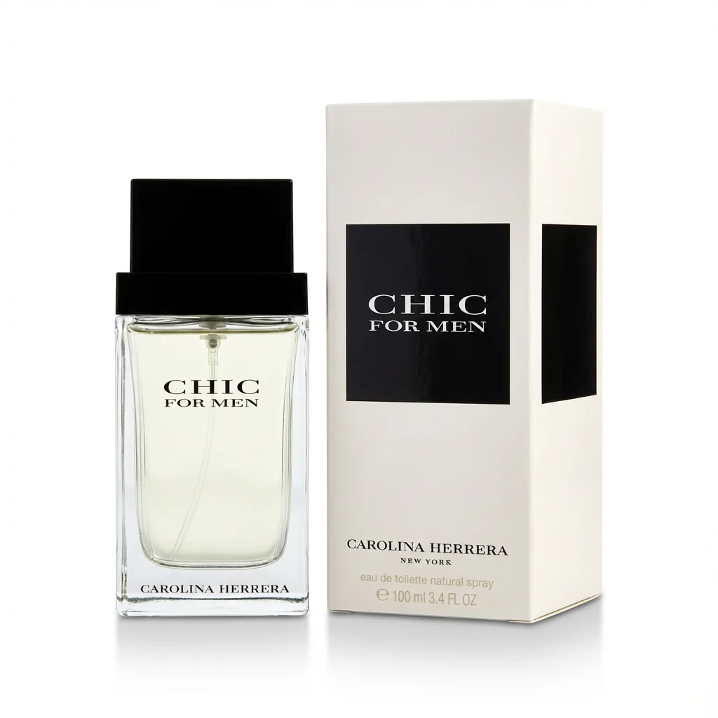 carolina-herrera-chic-for-men-eau-de-toilette-100ml ادوتویلت مردانه کارولینا هررا Chic for Men حجم 100 میلی لیتر