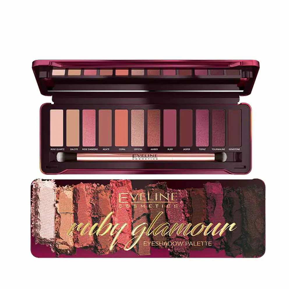 پالت سایه اولاین سری Ruby Glamour ۱۲ تایی شاخص پالت سایه اولاین سری Ruby Glamour ۱۲ تایی شاخص