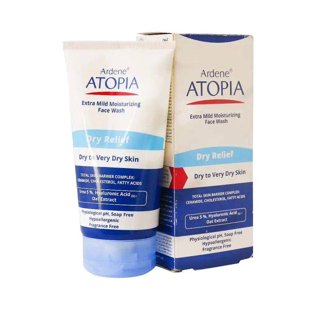 Arden-Atopia-Extra-Mild-Moisturizing-Face-Wash-150 لوسیون شوینده و مرطوب کننده بسیار ملایم صورت درای ریلیف