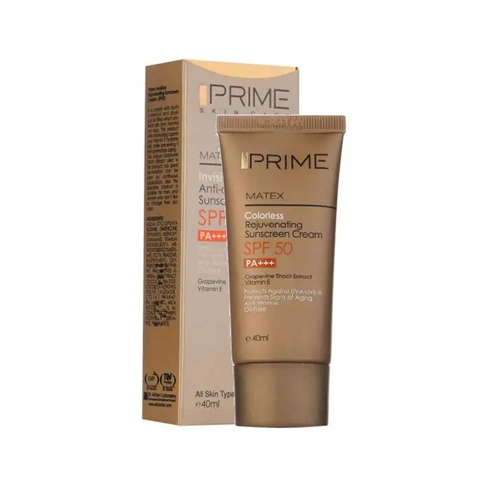 کرم-ضدآفتاب-جوان-کننده-SPF50-پرایم کرم ضدآفتاب جوان کننده SPF50 پرایم