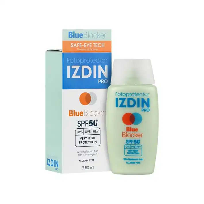 ضدآفتاب-ایزدین-پرو-فیوژن-واتر-بلو-بلاکر-SPF50 ضدآفتاب ایزدین پرو فیوژن واتر بلو بلاکر SPF50