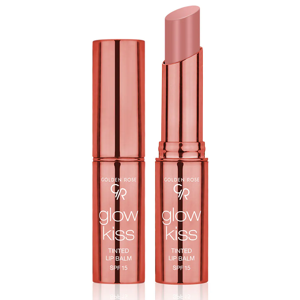 بالم لب گلدن رز مدل GLOW KISS SPF15 ۰۱ بالم لب گلدن رز مدل GLOW KISS SPF15