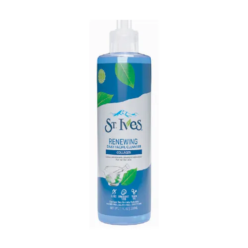 02-St-Ives-Collagen-Renewing-Facial-Cleanser-500x500 ژل شستشوی کلاژن رنیوینگ سنت ایوز 300 میلی لیتر - تصویر 1