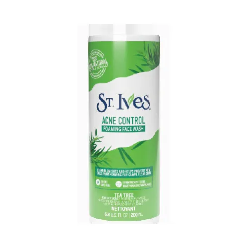12-St-Ives-Tea-Tree-Acne-Control-Foaming-Facewash-500x500 فوم شستشوی تی تری ضد جوش سنت ایوز 200 میلی لیتر - Image 1