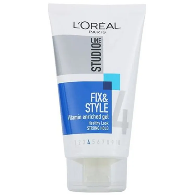 loreal-fix-style-gel ژل مو لورال استودیو لاین Fix & Style شماره ۴ حجم ۱۵۰ میلی لیتر - تصویر 1