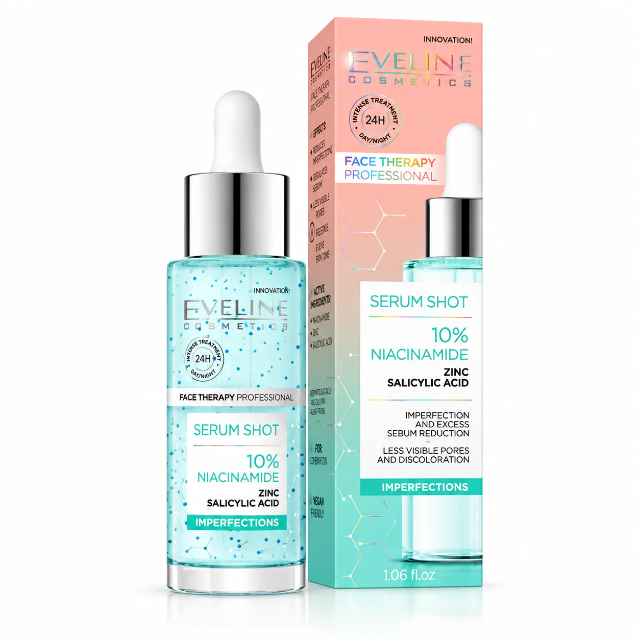 ChatGPT Image Sep 12, 2026, 04_59_21 PM سرم تقویت کننده و ضد قرمزی اولاین Serum Shot حاوی 2% اسید لاکتوبیونیک حجم 30 میل - تصویر 1