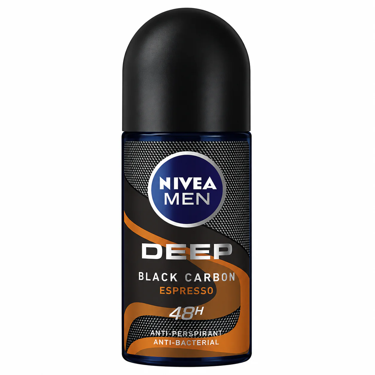 ChatGPT Image Sep 20, 2026, 01_46_30 PM مام رول ضد تعریق مردانه نیوآ مدل Deep Black Carbon Espresso 48H حجم 50 میلی لیتر - تصویر 1