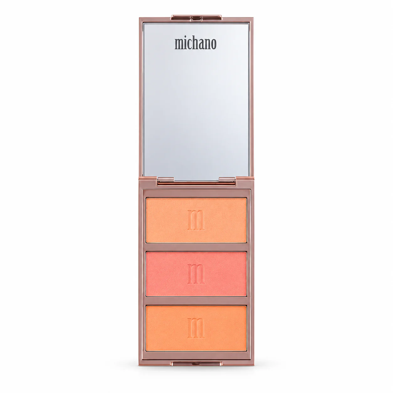 پالت رژگونه 3 رنگ شماره 410 میچانو MICHANO Blush Palette