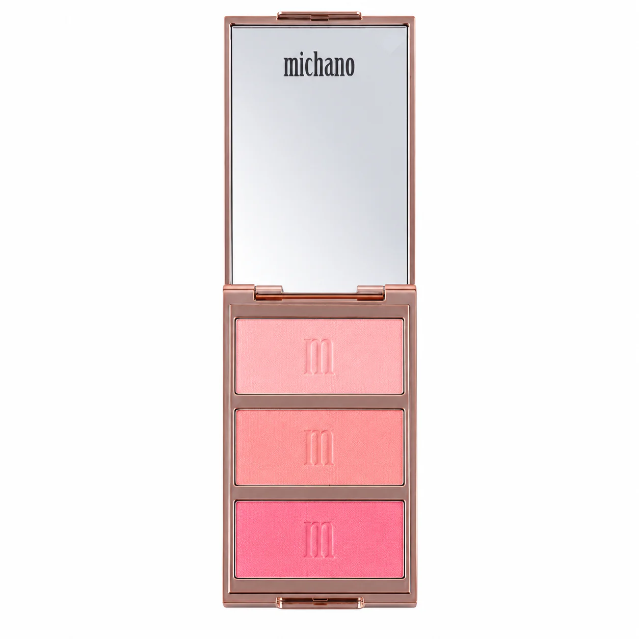 ChatGPT Image Sep 6, 2026, 03_41_34 PM پالت رژگونه 3 رنگ شماره 420 میچانو MICHANO Blush Palette - Image 1